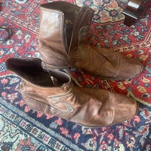 Diesel Cuoio leather boots  made in Italy